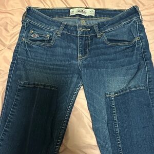 Hollister Women's Dark Blue Skinny Jeans